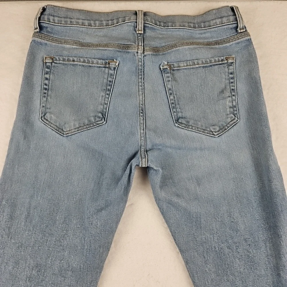 BLDWN Baldwin Light Wash Faded Streetwear Lucca Modern Skinny Leg Jeans Sz 32x34